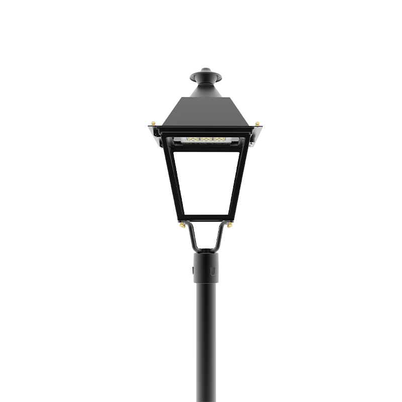 European-Style Vintage Lantern-Style Post-Top Light