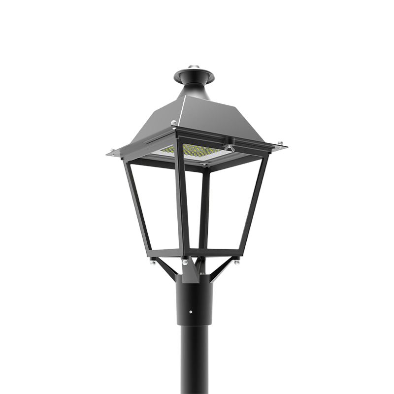 European-Style Vintage Lantern-Style Post-Top Light