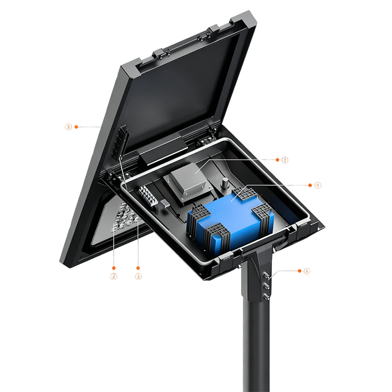 High-Efficiency Solar Street Lights
