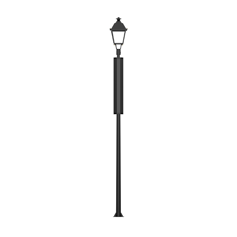 Octagonal Surveillance Mast Solar Panel